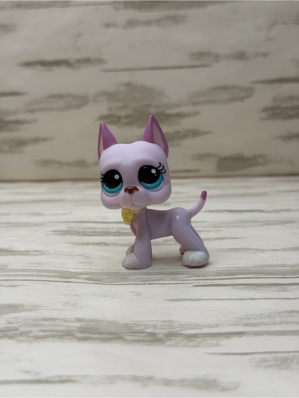 Authentic Littlest Pet Shop LPS Pink Great Dane Dog #1022